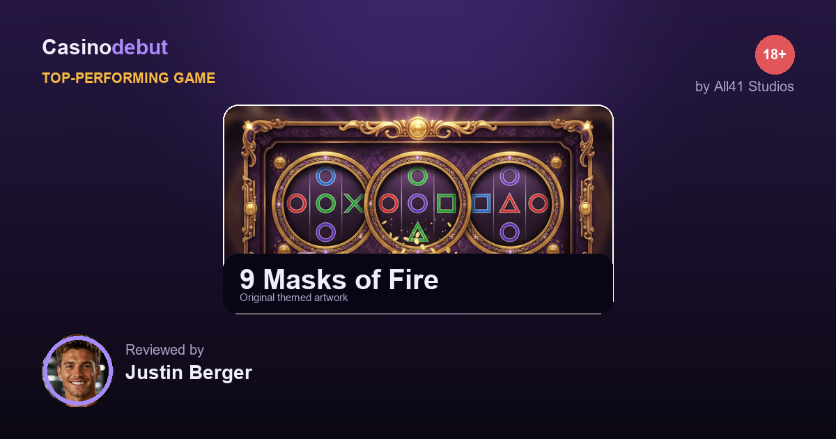 All41 Studios 9 Masks of Fire banner