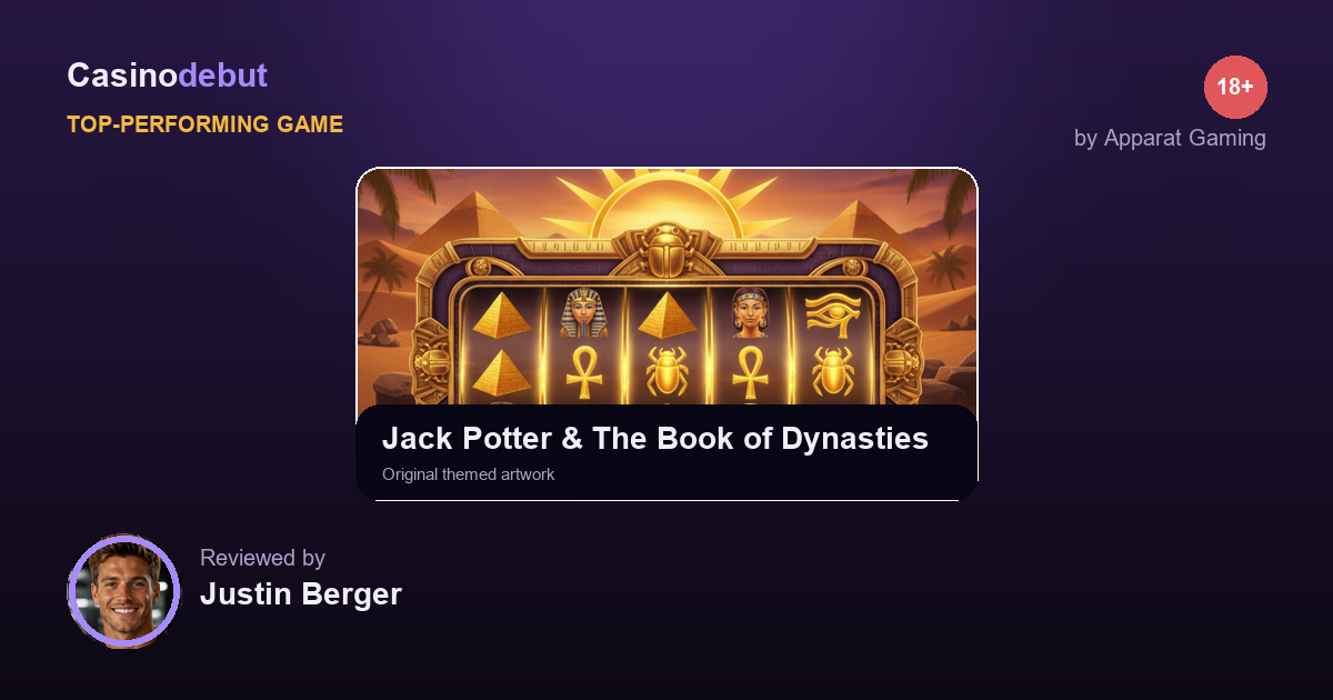 Apparat Gaming Jack Potter & The Book of Dynasties banner