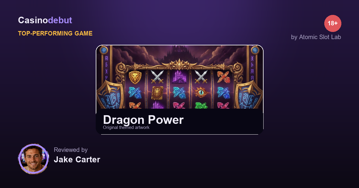 Atomic Slot Lab Dragon Power banner