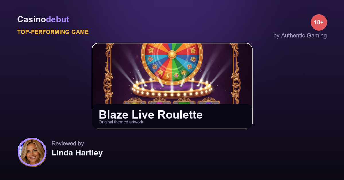 Authentic Gaming Blaze Live Roulette banner