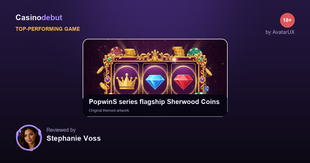 AvatarUX PopwinS series flagship Sherwood Coins banner