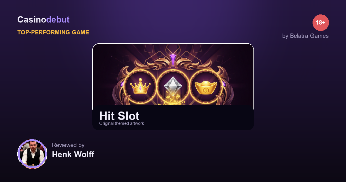 Belatra Games Hit Slot banner