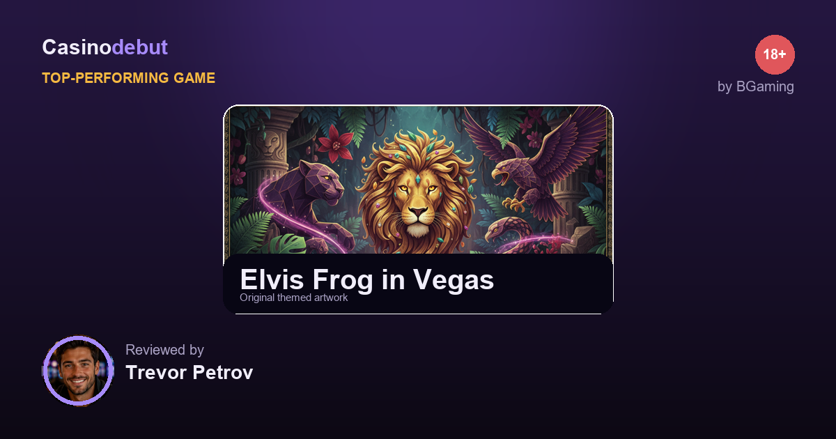 BGaming Elvis Frog in Vegas banner