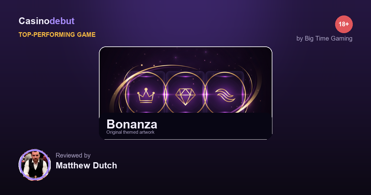Big Time Gaming Bonanza banner