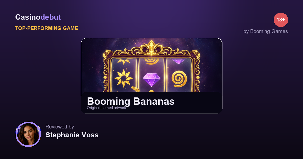 Booming Games Booming Bananas banner
