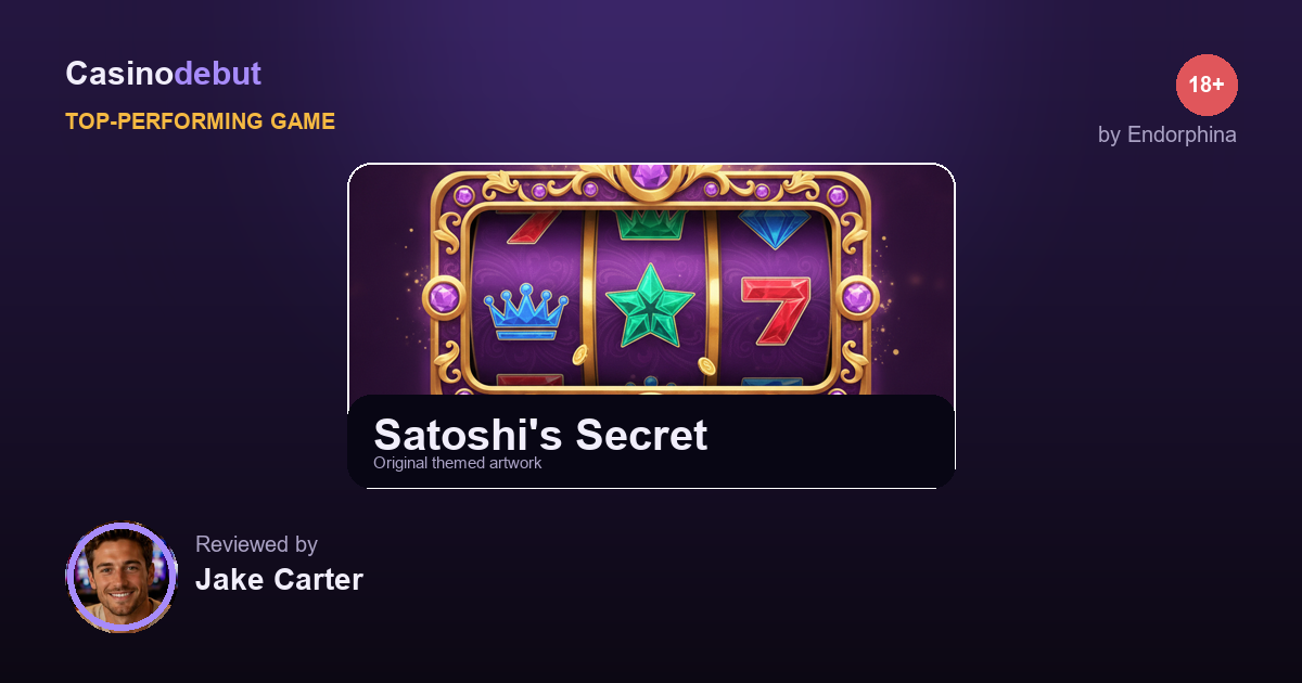 Endorphina Satoshi's Secret banner