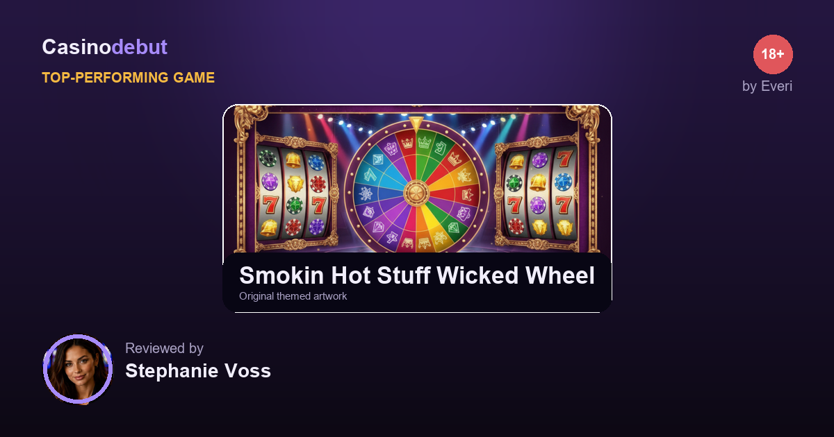 Everi Smokin Hot Stuff Wicked Wheel banner