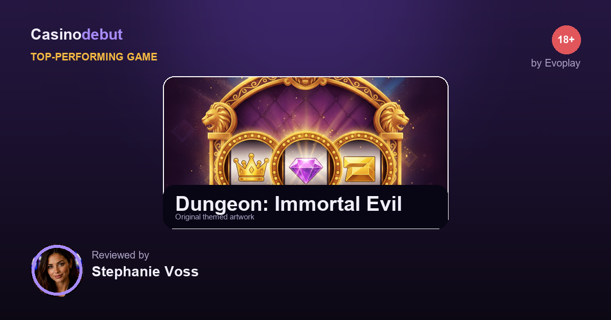 Evoplay Dungeon: Immortal Evil banner