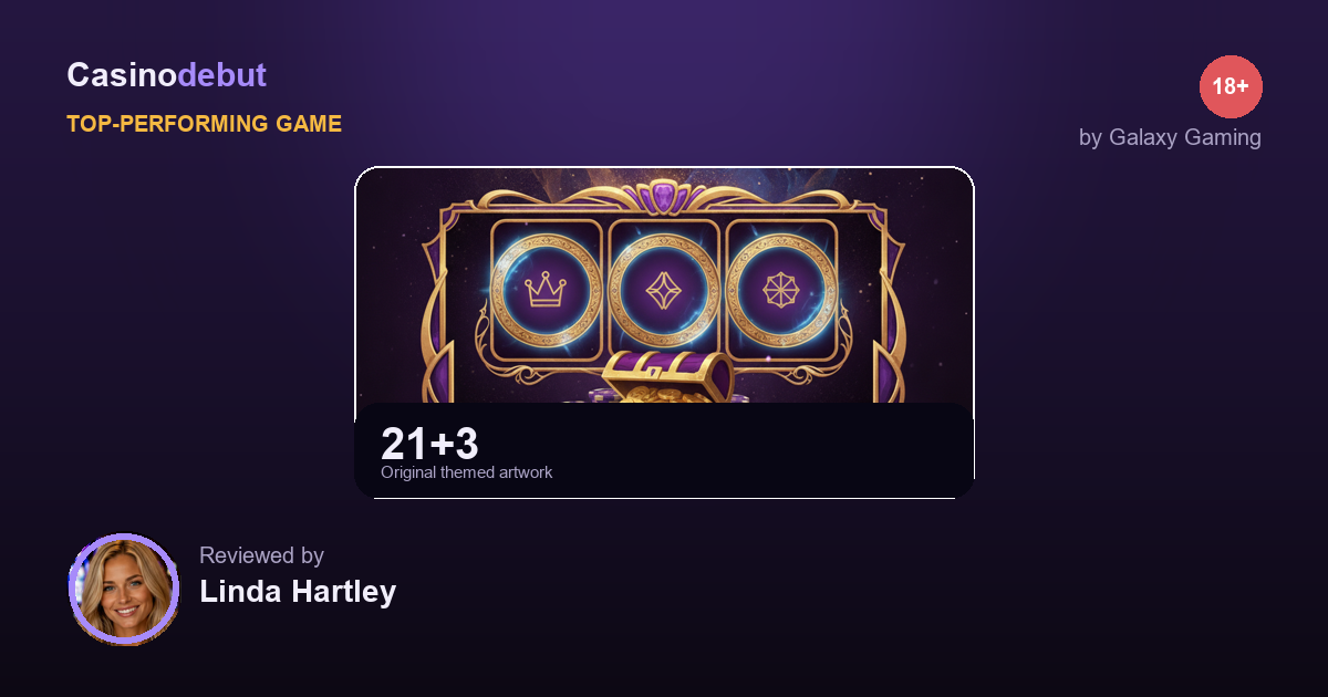 Galaxy Gaming 21+3 banner