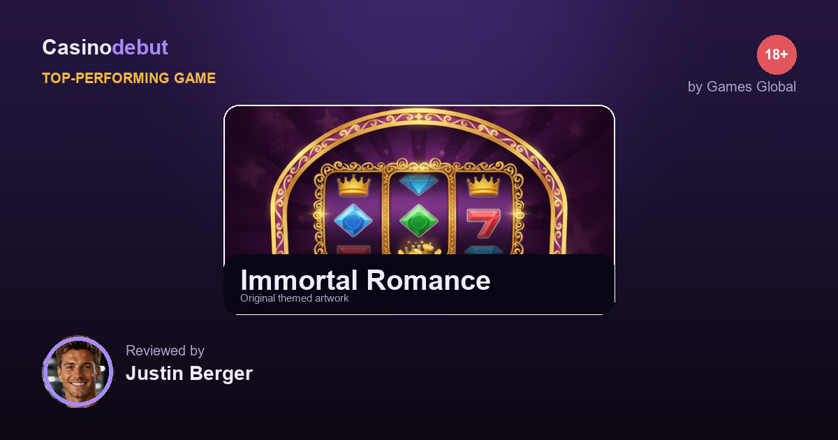 Games Global Immortal Romance banner