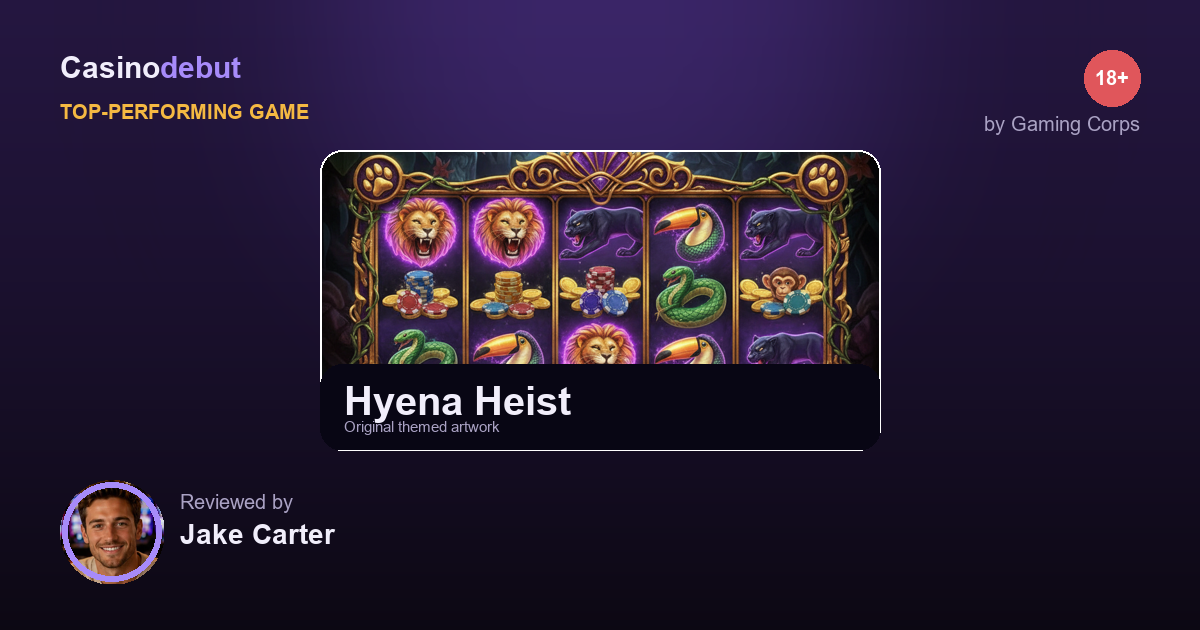 Gaming Corps Hyena Heist banner