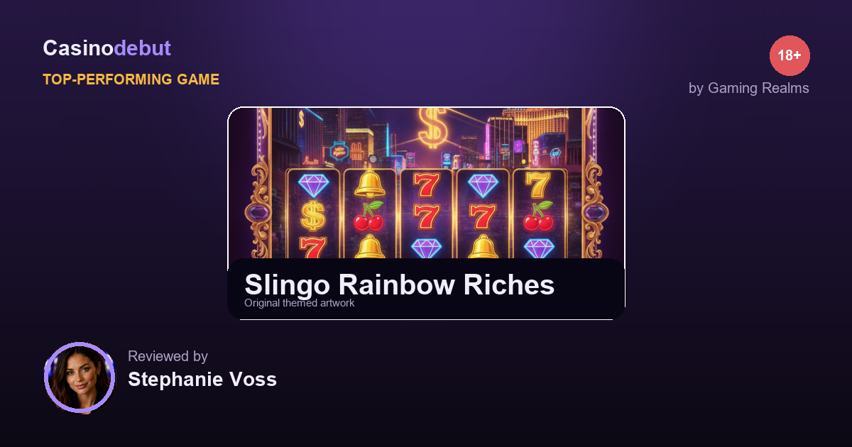 Gaming Realms Slingo Rainbow Riches banner