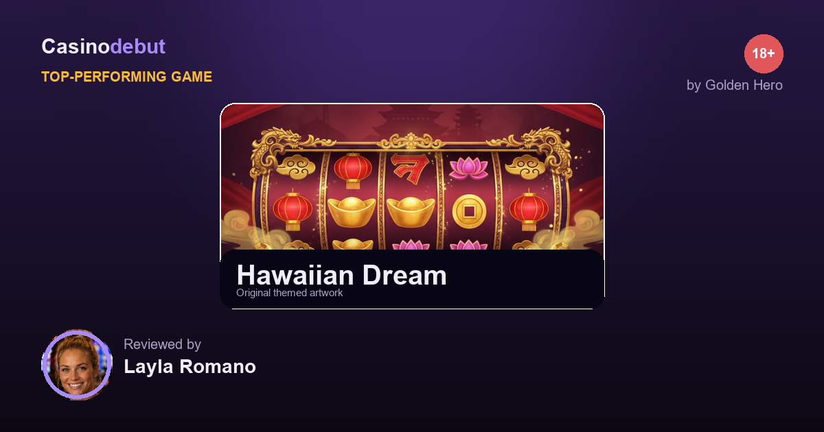 Golden Hero Hawaiian Dream banner