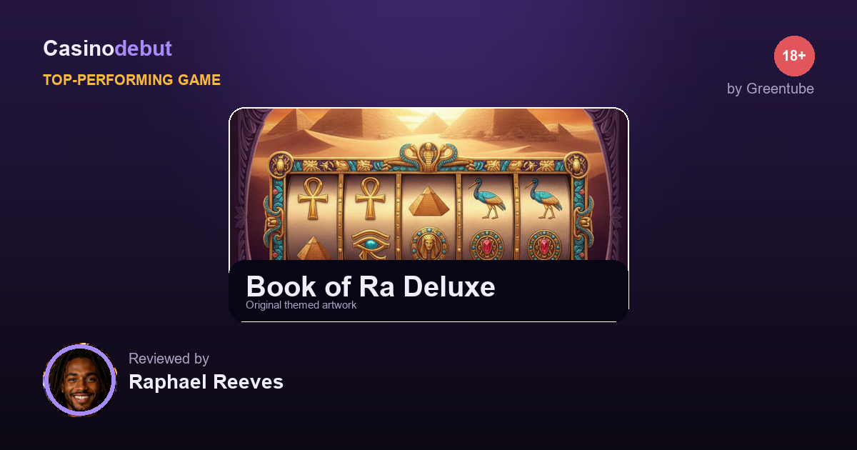 Greentube Book of Ra Deluxe banner