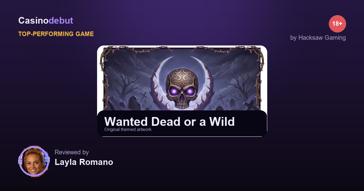 Hacksaw Gaming Wanted Dead or a Wild banner
