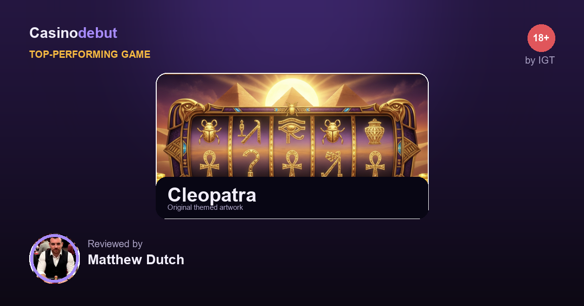 IGT Cleopatra banner