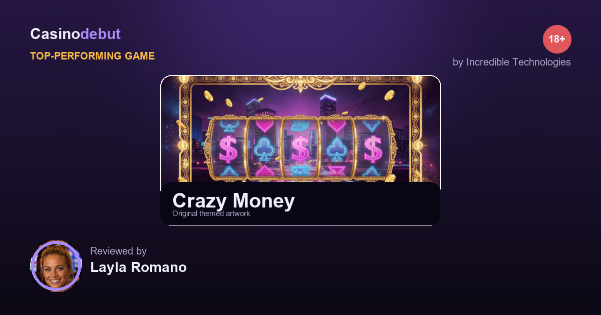 Incredible Technologies Crazy Money banner
