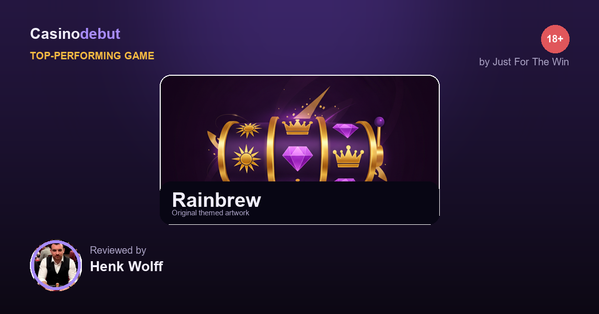 Just For The Win Rainbrew banner