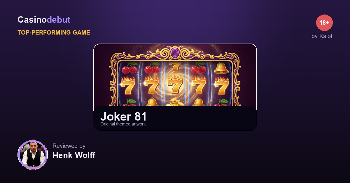 Kajot Joker 81 banner