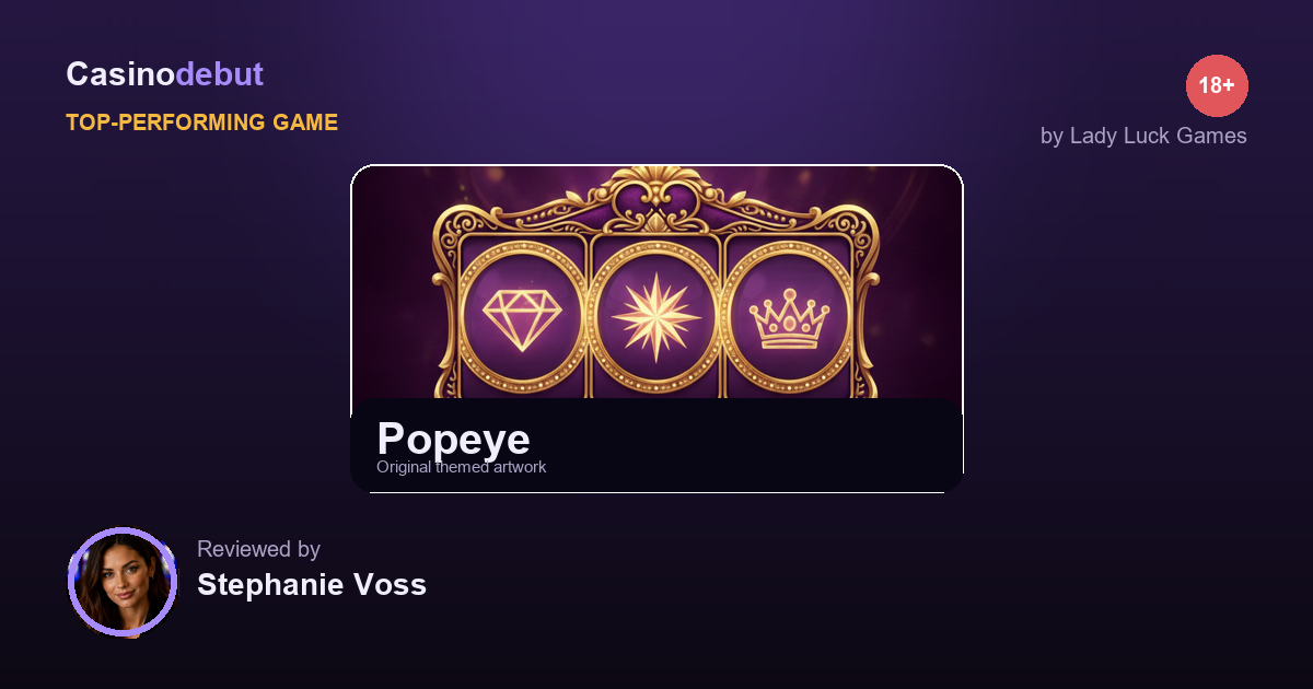 Lady Luck Games Popeye banner