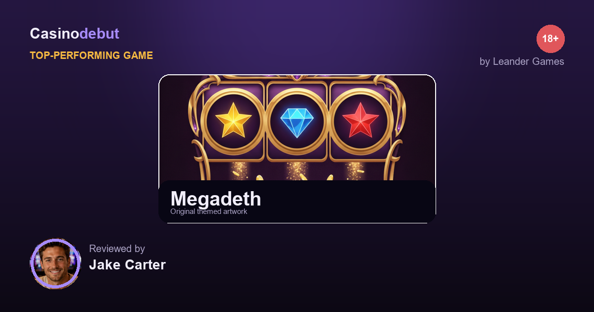 Leander Games Megadeth banner