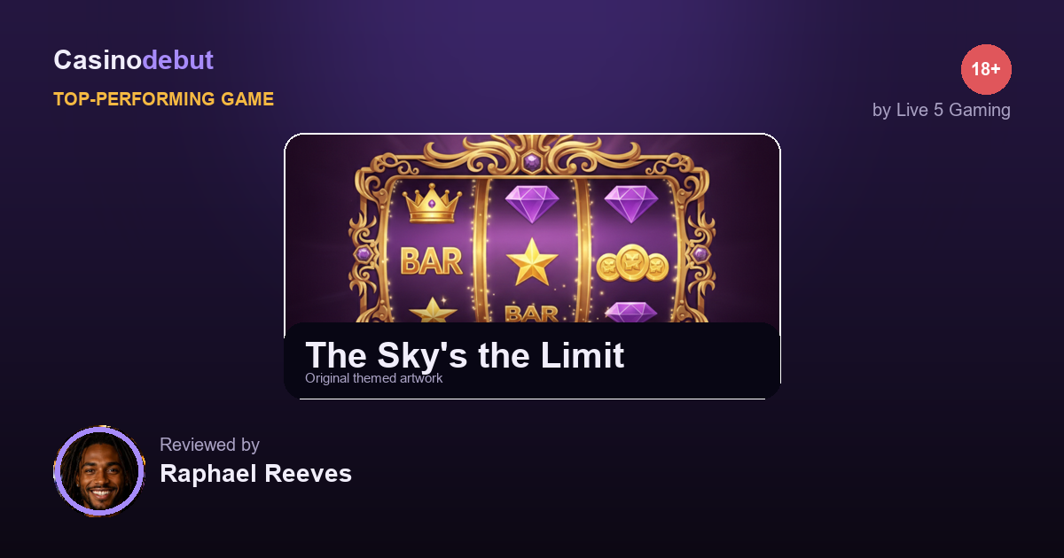 Live 5 Gaming The Sky's the Limit banner