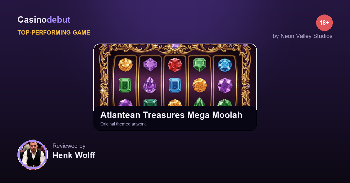 Neon Valley Studios Atlantean Treasures Mega Moolah banner