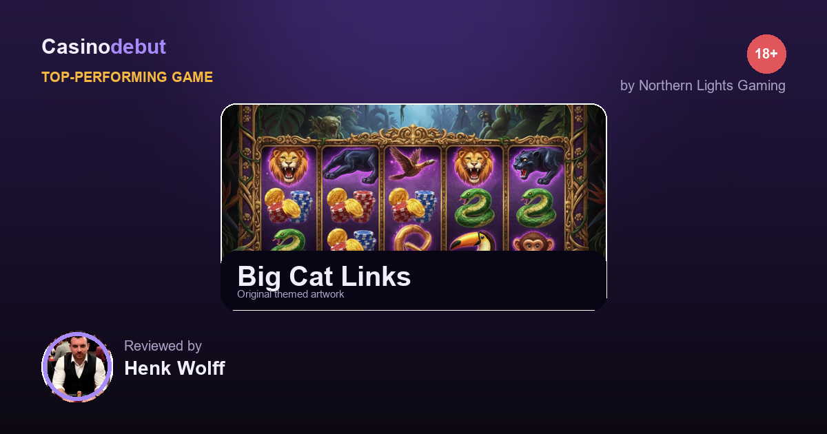 Northern Lights Gaming Big Cat Links banner