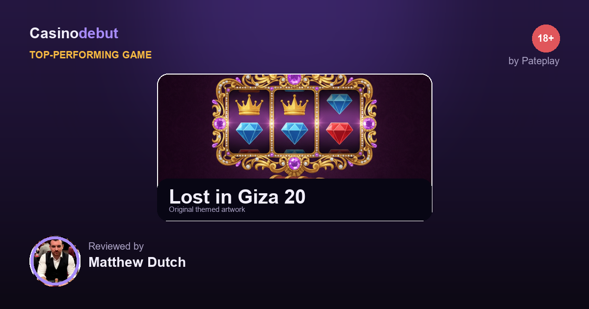 Pateplay Lost in Giza 20 banner