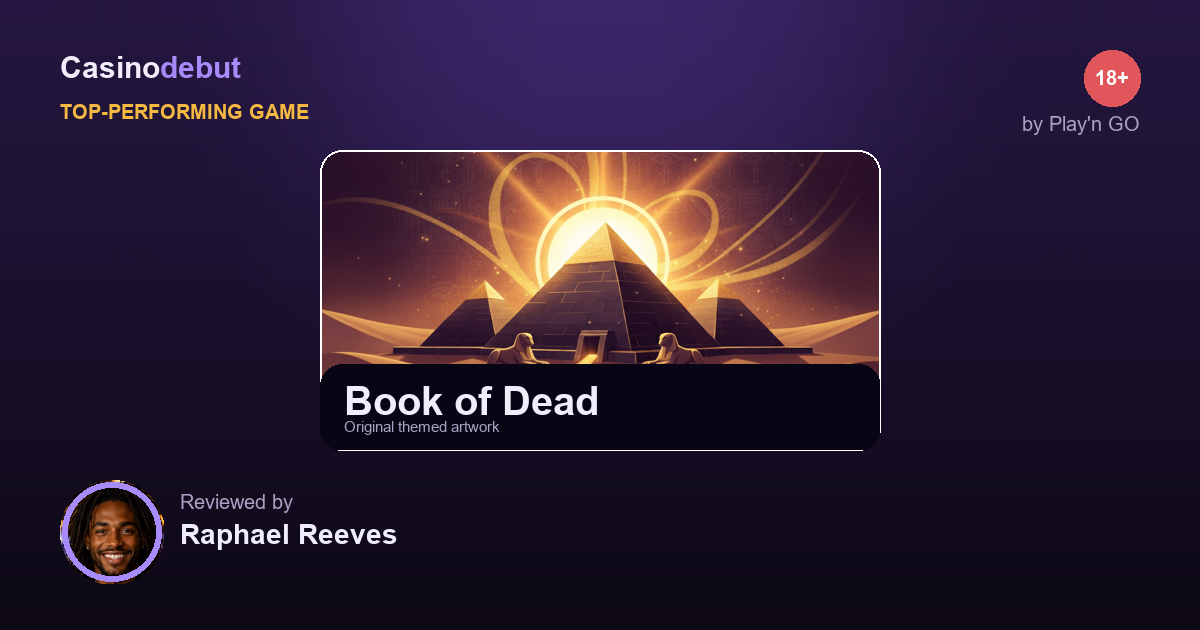 Play'n GO Book of Dead banner