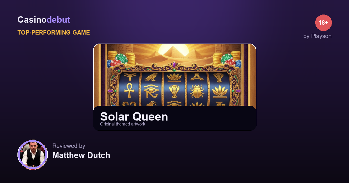 Playson Solar Queen banner