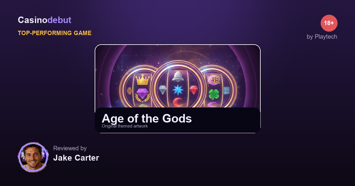 Playtech Age of the Gods banner