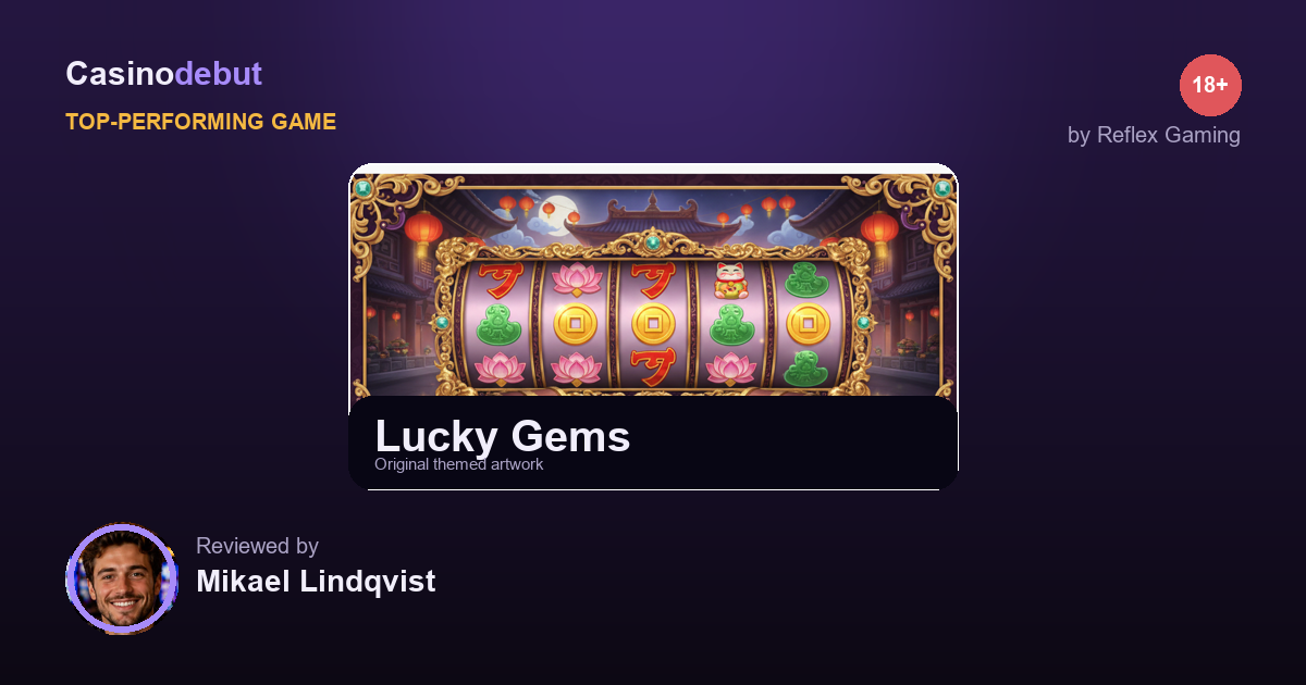 Reflex Gaming Lucky Gems banner