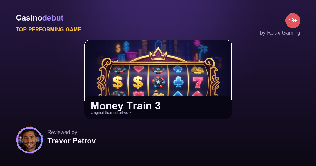 Relax Gaming Money Train 3 banner