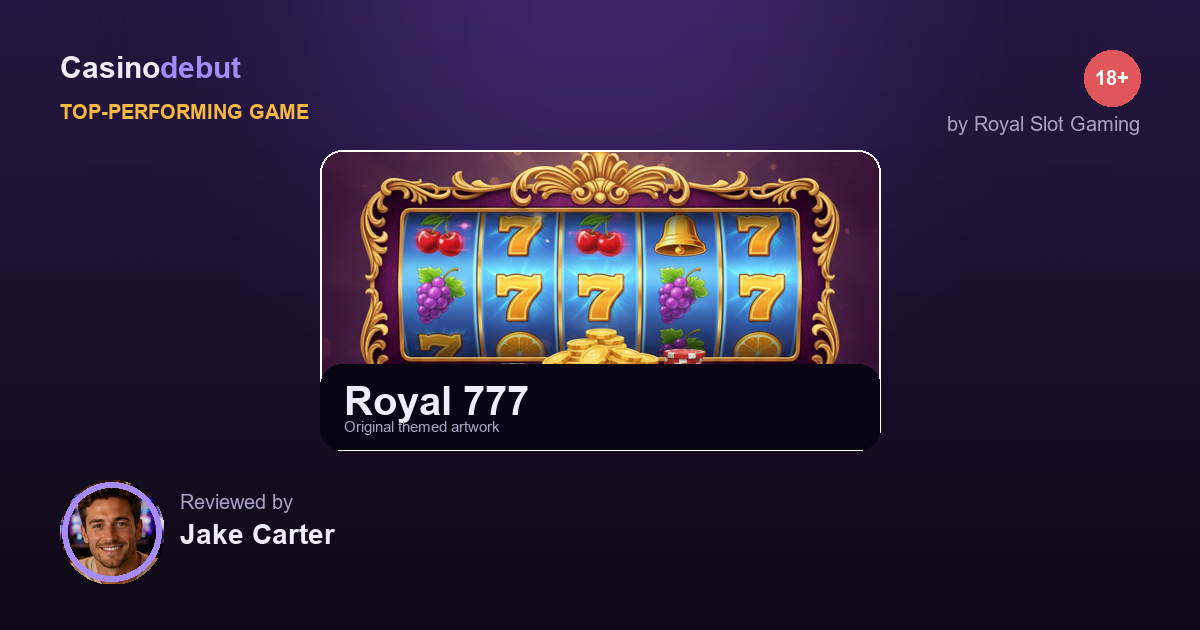 Royal Slot Gaming Royal 777 banner