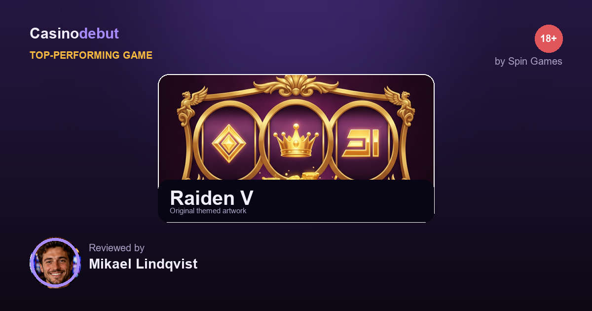 Spin Games Raiden V banner
