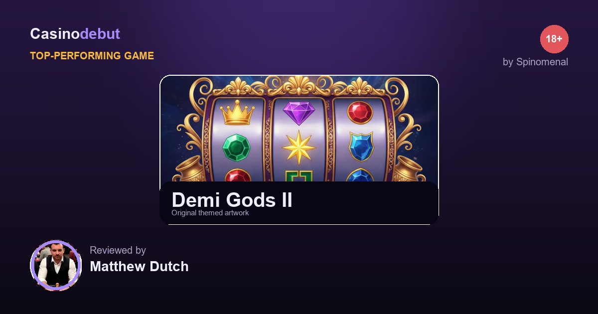 Spinomenal Demi Gods II banner