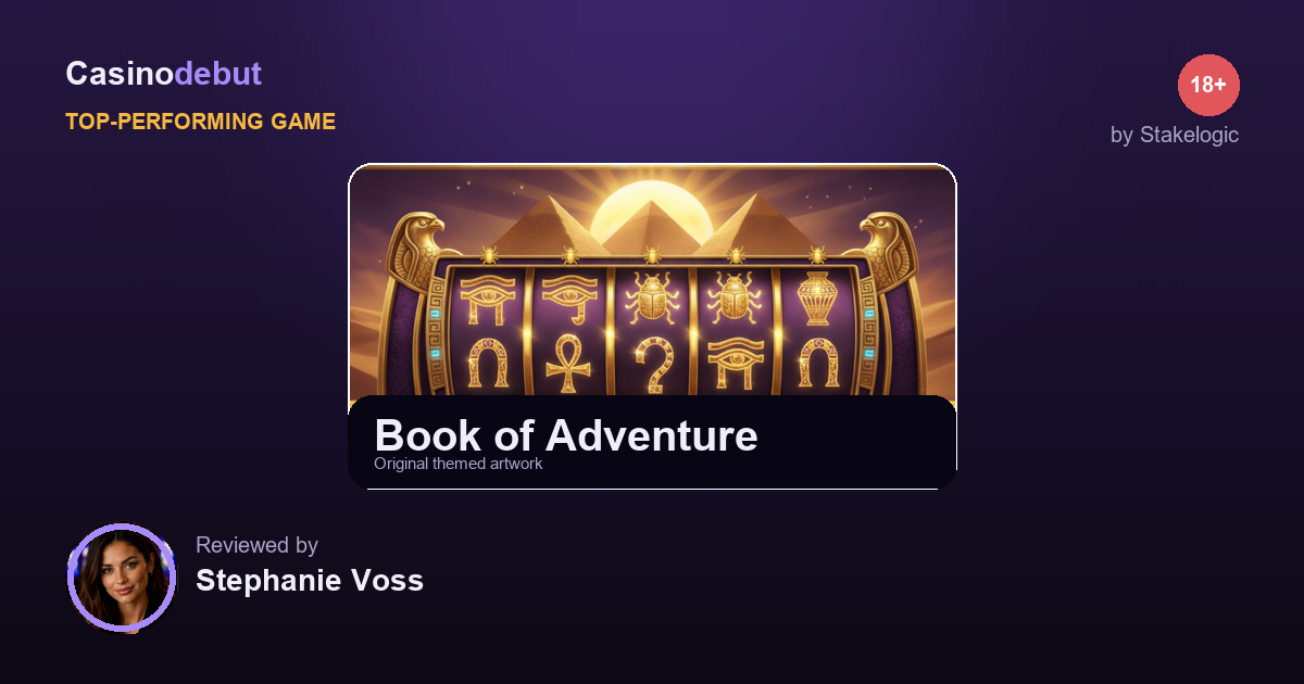 Stakelogic Book of Adventure banner
