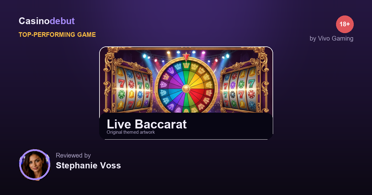 Vivo Gaming Live Baccarat banner