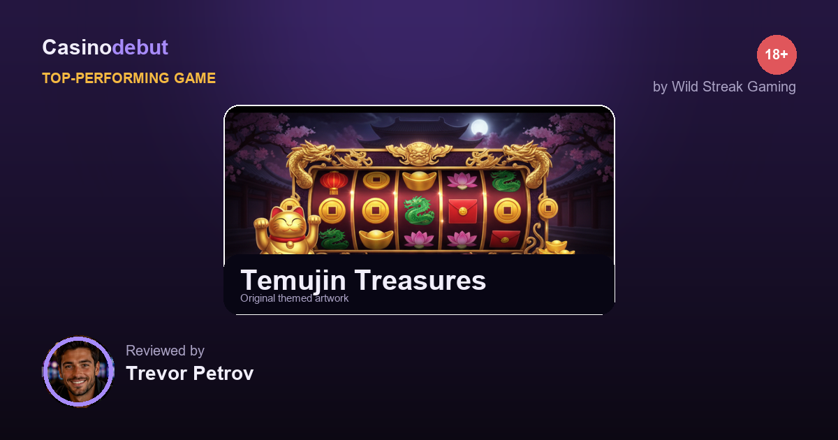 Wild Streak Gaming Temujin Treasures banner